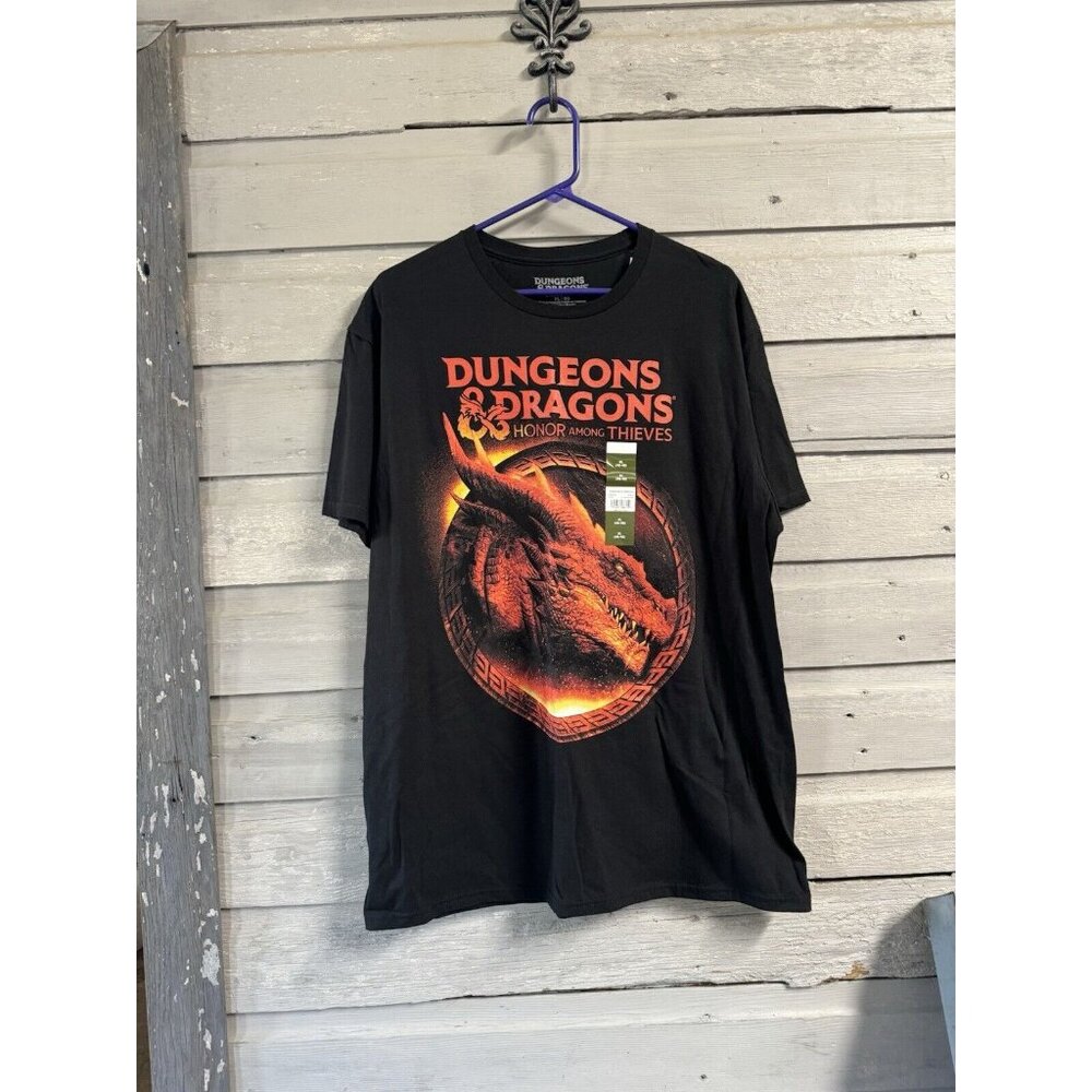 Dungeons & Dragons Honor Among Thieves Graphic Shirt Mens Size X-large Black NWT